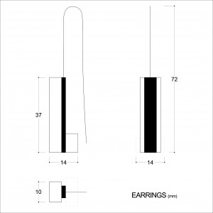 Seagram earrings planta